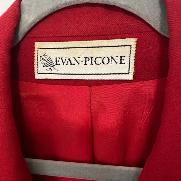 Vintage Red Double-breasted Blazer - Picture 15 of 15